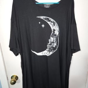 Moon Skull Shark Bite Tshirt Sz 4x